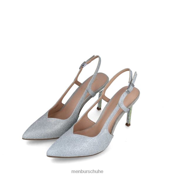 mittlere und niedrige Absätze Menbur achernar Silber Frauen 2R0V05548