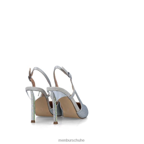mittlere und niedrige Absätze Menbur achernar Silber Frauen 2R0V05548