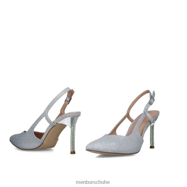 mittlere und niedrige Absätze Menbur achernar Silber Frauen 2R0V05548