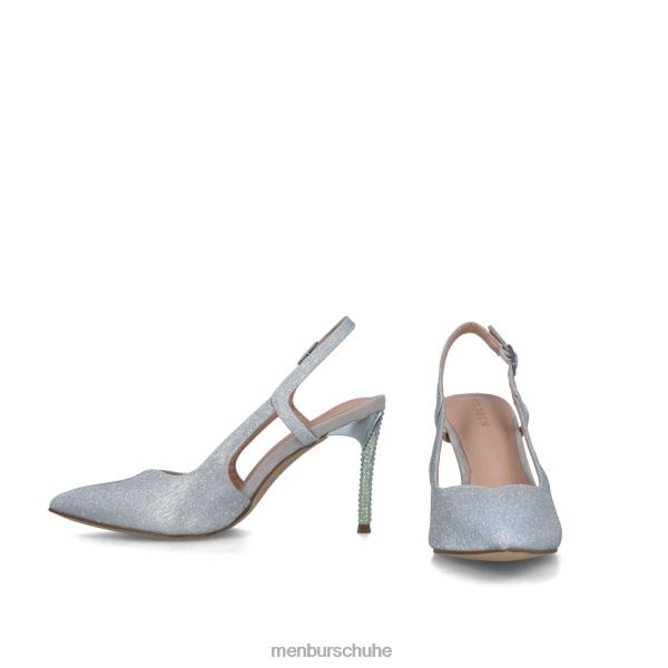 mittlere und niedrige Absätze Menbur achernar Silber Frauen 2R0V05548