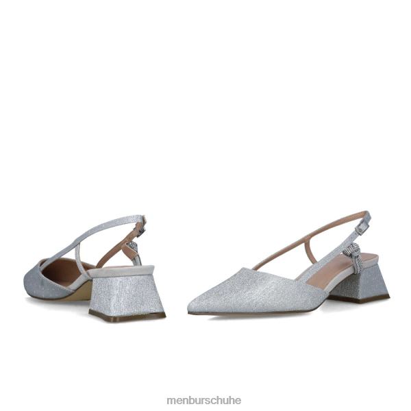 mittlere und niedrige Absätze Menbur achernar Silber Frauen 2R0V05554