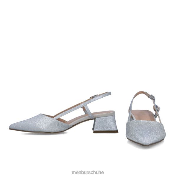 mittlere und niedrige Absätze Menbur achernar Silber Frauen 2R0V05554