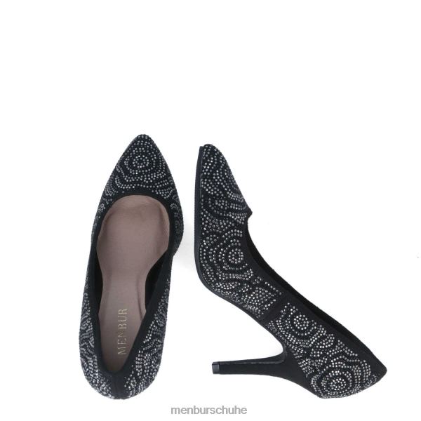 mittlere und niedrige Absätze Menbur alcea Schwarz Frauen 2R0V01722