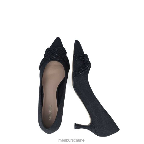 mittlere und niedrige Absätze Menbur cuarzo Schwarz Frauen 2R0V05616