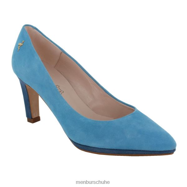mittlere und niedrige Absätze Menbur einzeln Azul Claro Frauen 2R0V01896