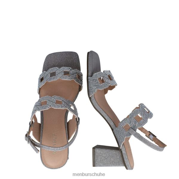 mittlere und niedrige Absätze Menbur heosforo Silber Frauen 2R0V01697