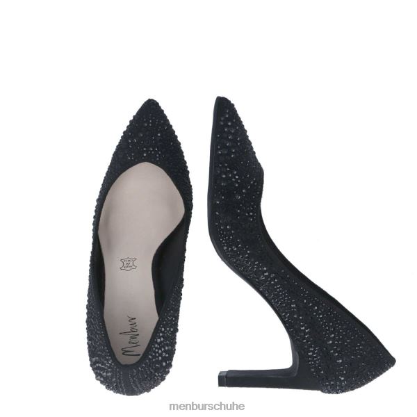 mittlere und niedrige Absätze Menbur hovenia Schwarz Frauen 2R0V01749