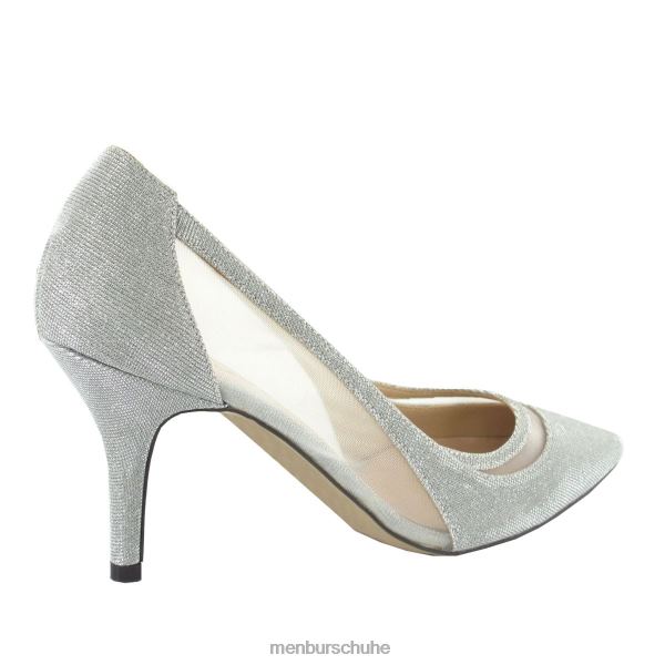 mittlere und niedrige Absätze Menbur jau Silber Frauen 2R0V05970