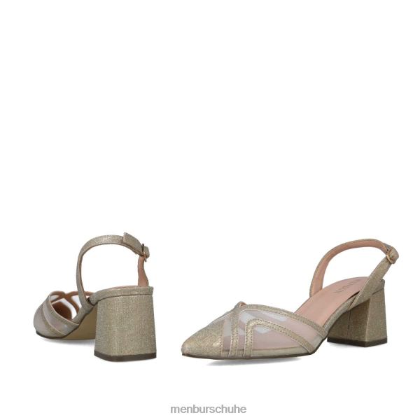 mittlere und niedrige Absätze Menbur kornerupina Gold Frauen 2R0V01663