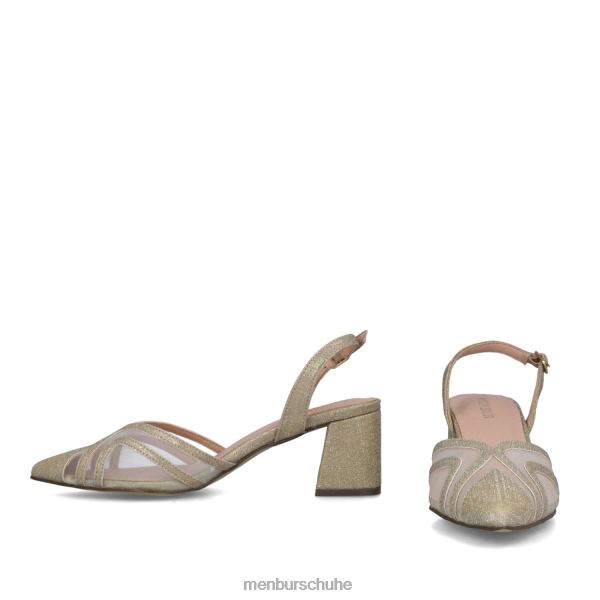mittlere und niedrige Absätze Menbur kornerupina Gold Frauen 2R0V01663