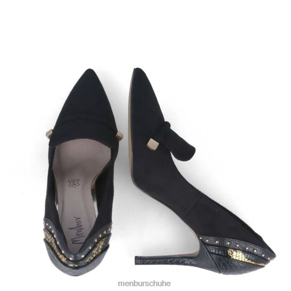 mittlere und niedrige Absätze Menbur lonicera Schwarz Frauen 2R0V05858