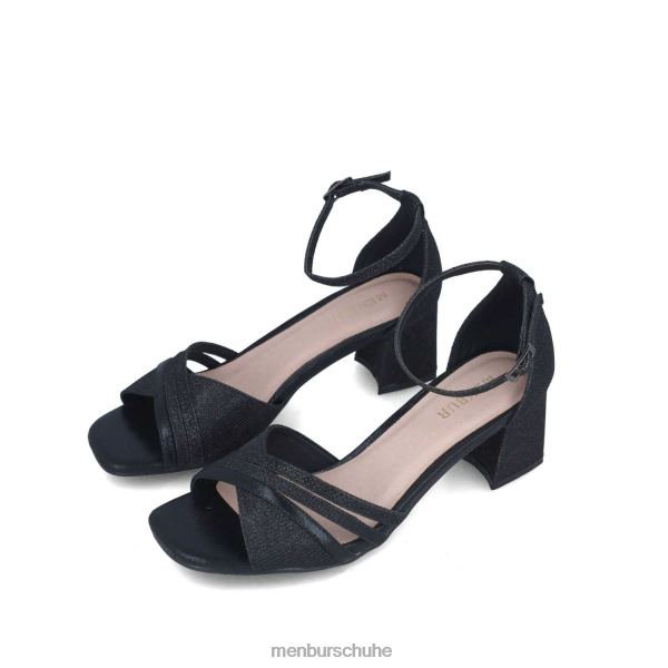 mittlere und niedrige Absätze Menbur madreperla Schwarz Frauen 2R0V05669