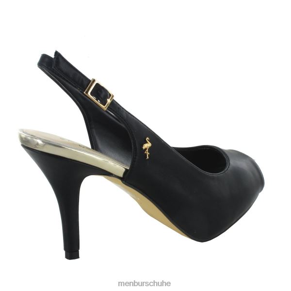 mittlere und niedrige Absätze Menbur manzana Schwarz Frauen 2R0V01832