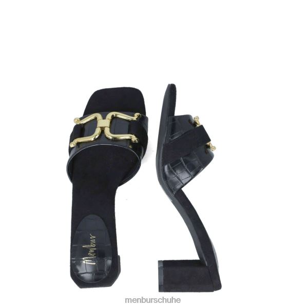 mittlere und niedrige Absätze Menbur metis Schwarz Frauen 2R0V01719