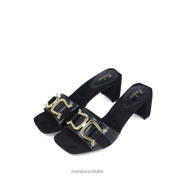 mittlere und niedrige Absätze Menbur metis Schwarz Frauen 2R0V01719