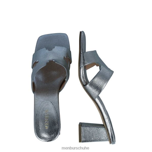 mittlere und niedrige Absätze Menbur mnemea Silber Frauen 2R0V05786