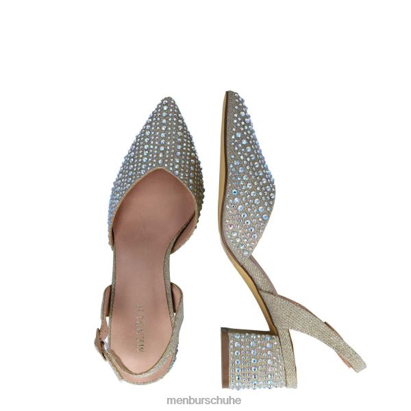 mittlere und niedrige Absätze Menbur nett Gold Frauen 2R0V05751