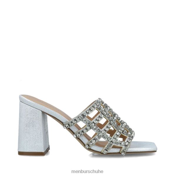 mittlere und niedrige Absätze Menbur norma Silber Frauen 2R0V01592