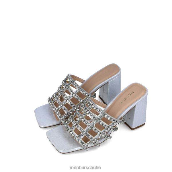 mittlere und niedrige Absätze Menbur norma Silber Frauen 2R0V01592