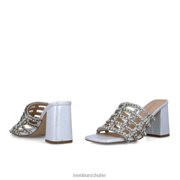 mittlere und niedrige Absätze Menbur norma Silber Frauen 2R0V01592