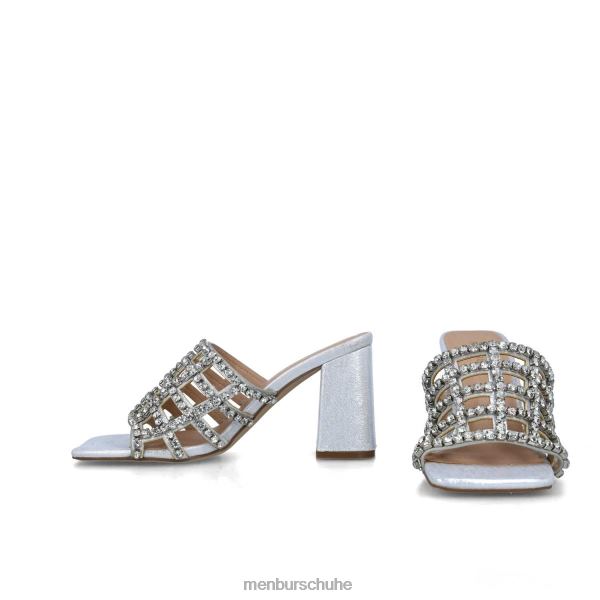 mittlere und niedrige Absätze Menbur norma Silber Frauen 2R0V01592