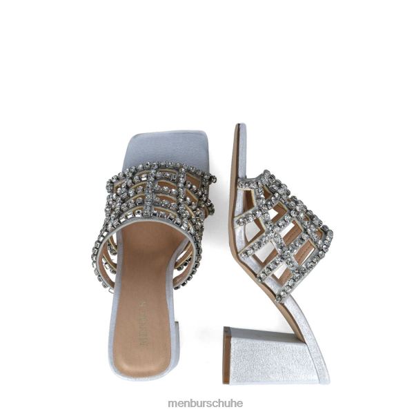 mittlere und niedrige Absätze Menbur norma Silber Frauen 2R0V01592