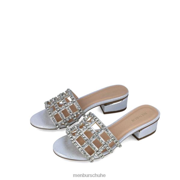 mittlere und niedrige Absätze Menbur norma Silber Frauen 2R0V05522