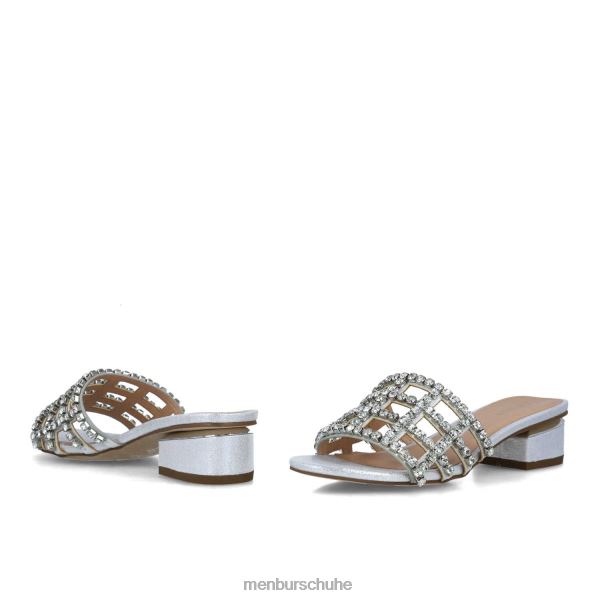 mittlere und niedrige Absätze Menbur norma Silber Frauen 2R0V05522