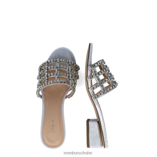 mittlere und niedrige Absätze Menbur norma Silber Frauen 2R0V05522