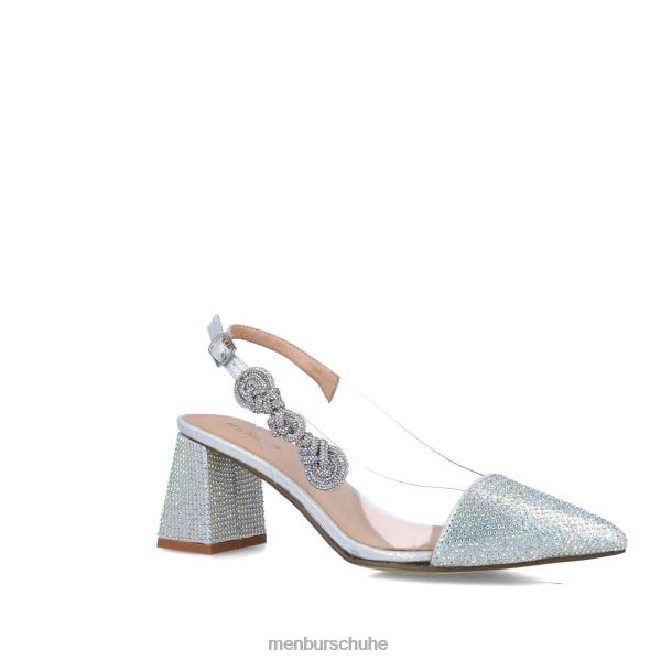 mittlere und niedrige Absätze Menbur perseus Silber Frauen 2R0V05568