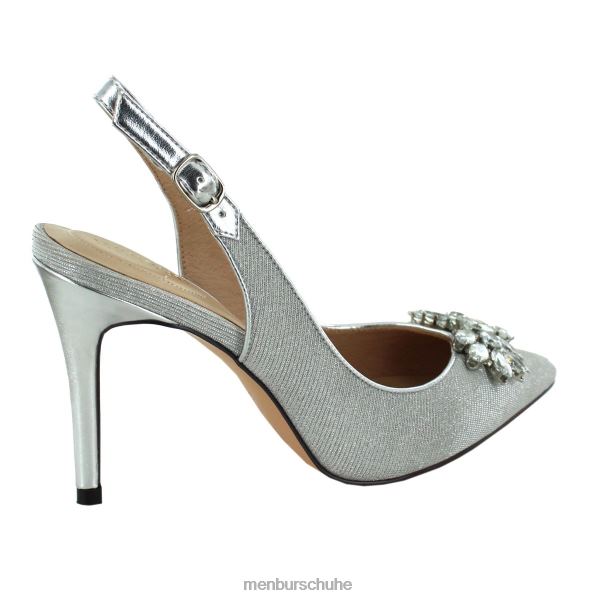 mittlere und niedrige Absätze Menbur pezzea Silber Frauen 2R0V01880