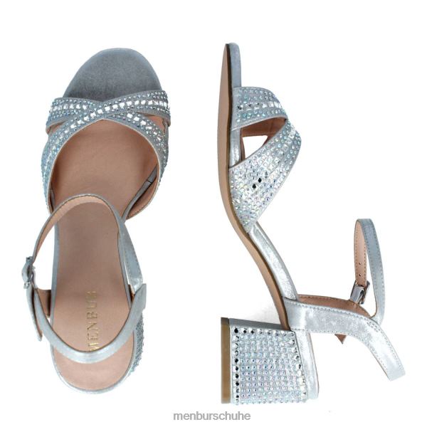 mittlere und niedrige Absätze Menbur sorisolo Silber Frauen 2R0V02159