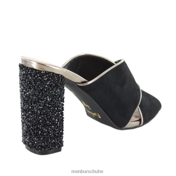 mittlere und niedrige Absätze Menbur spianieren Schwarz Frauen 2R0V01945
