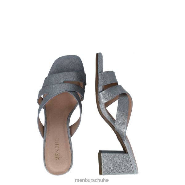 mittlere und niedrige Absätze Menbur stilbo Silber Frauen 2R0V05781