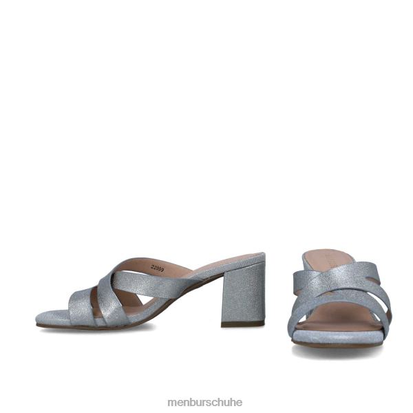 mittlere und niedrige Absätze Menbur stilbo Silber Frauen 2R0V05781