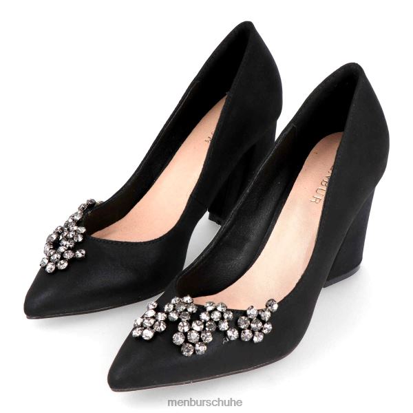 mittlere und niedrige Absätze Menbur sustinente Schwarz Frauen 2R0V02176