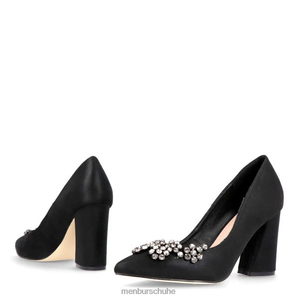 mittlere und niedrige Absätze Menbur sustinente Schwarz Frauen 2R0V02176