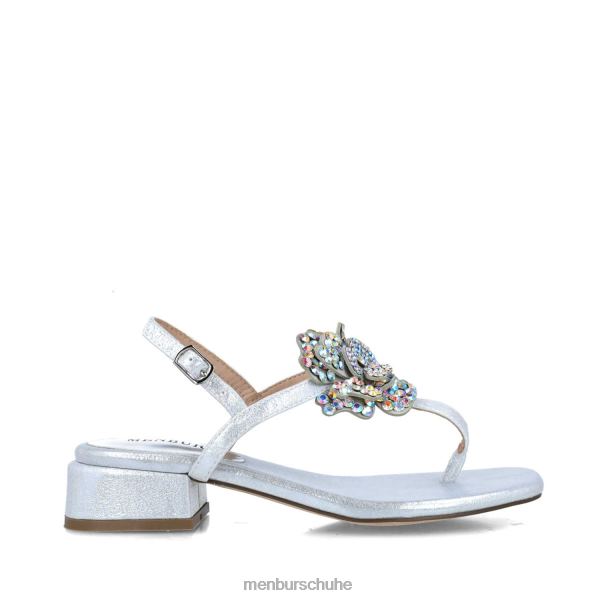 Sandalen Menbur Retikulum Silber Frauen 2R0V02654