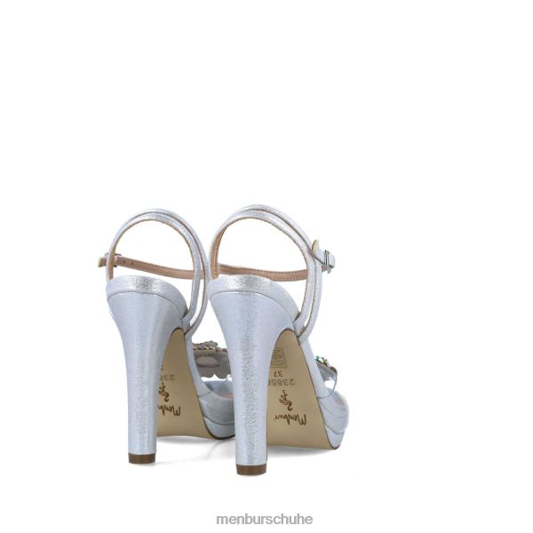 Sandalen Menbur Retikulum Silber Frauen 2R0V02776