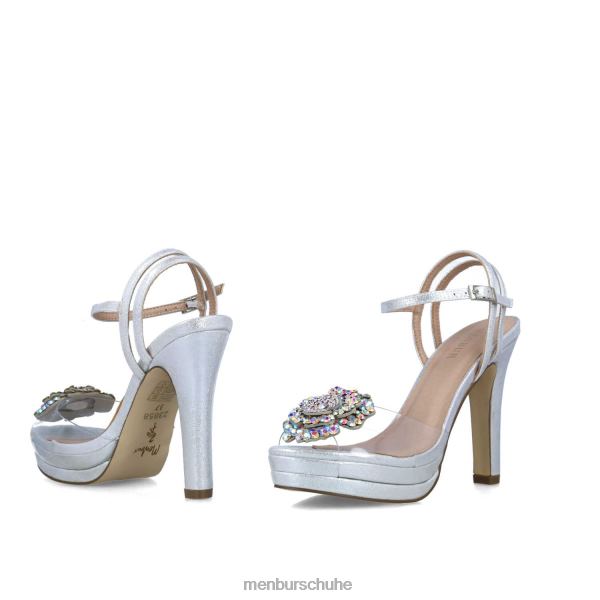 Sandalen Menbur Retikulum Silber Frauen 2R0V02776