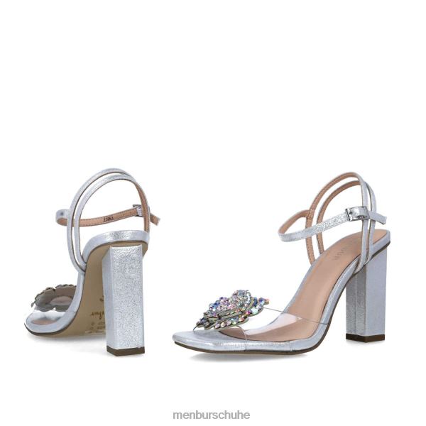 Sandalen Menbur Retikulum Silber Frauen 2R0V02867