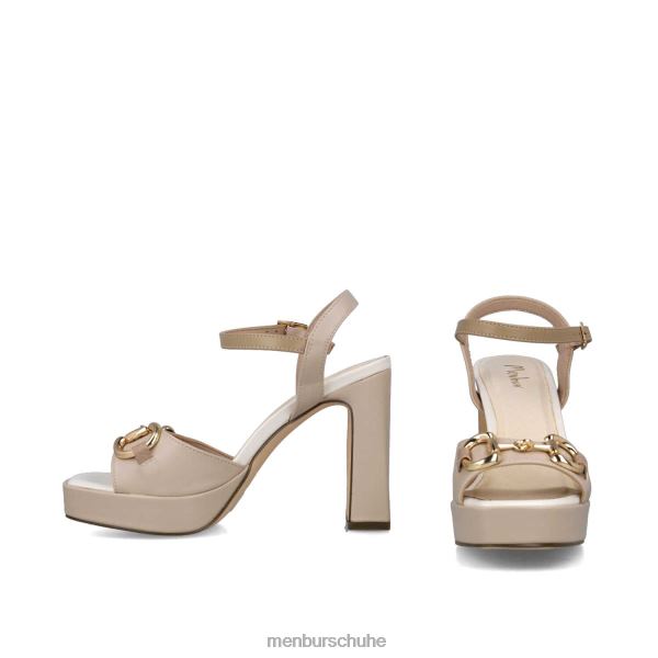 Sandalen Menbur Schlangen Beige Frauen 2R0V02629