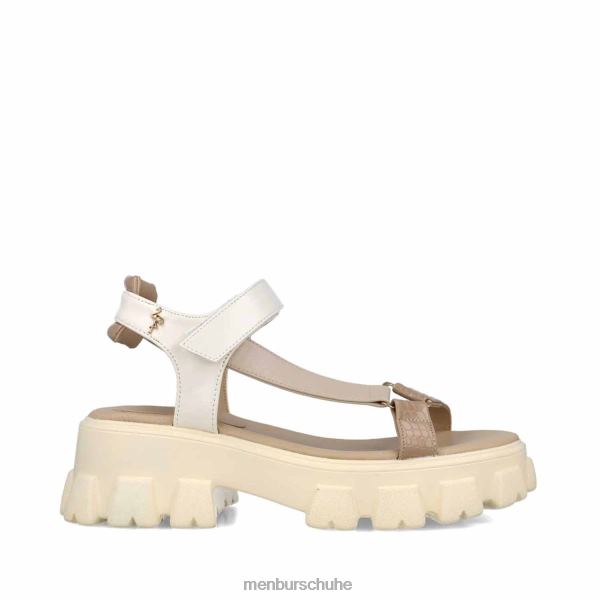 Sandalen Menbur Schlangen Beige Frauen 2R0V02904