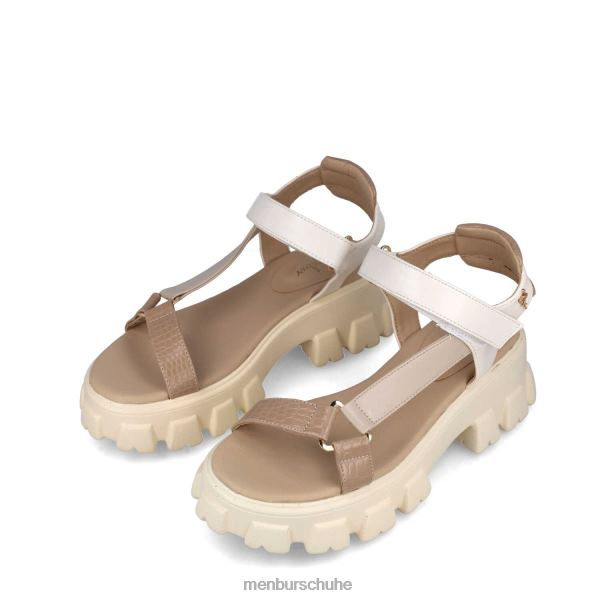 Sandalen Menbur Schlangen Beige Frauen 2R0V02904