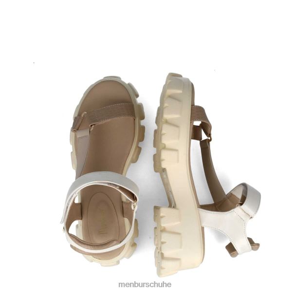 Sandalen Menbur Schlangen Beige Frauen 2R0V02904